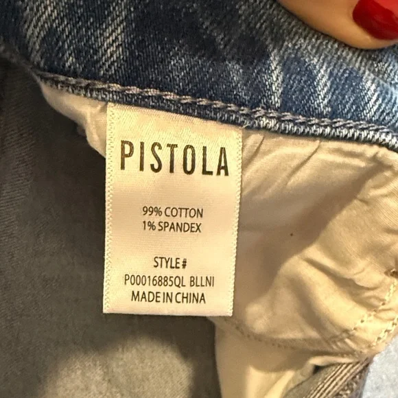 Pistola Sky Blue Denim Pants - Picture 5 of 9